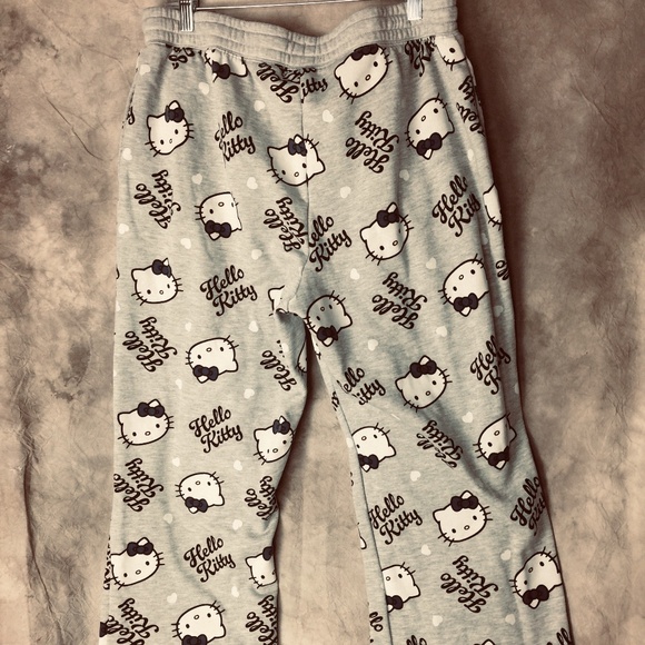 Hello Kitty Sweatpants Lounge Pajama Pants PJ's XL 16-18 Soft Joggers - Picture 10 of 10
